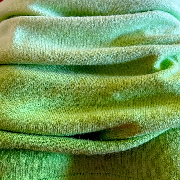 Casual Corner Annex Ombré Green Boatneck 3/4 Sleeve Sw… - Picture 3 of 5